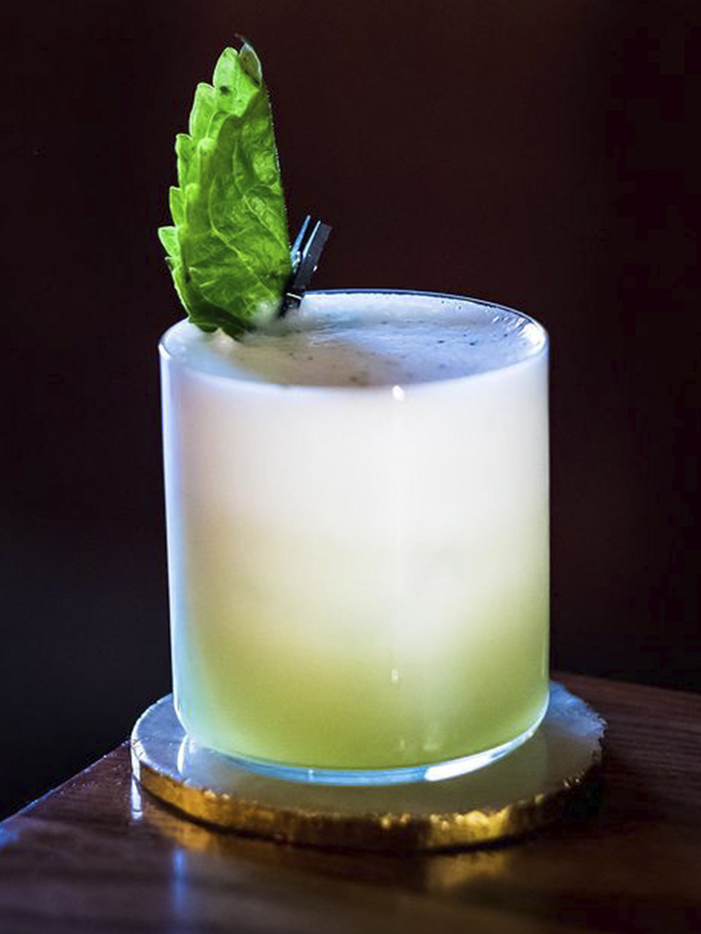 Minimalist Crystal Cocktail Glass. Thin-Walled, Hand-Blown — view 2