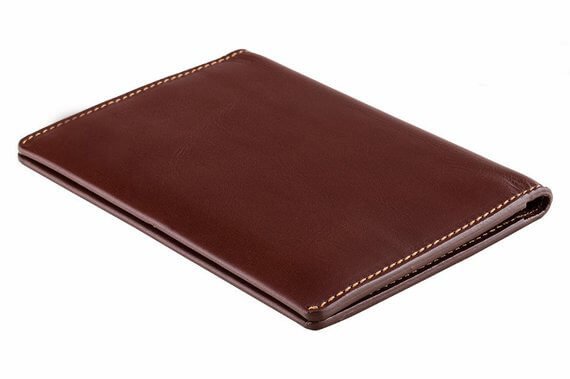 Leather Passport Holder & Document Wallet. RFID Blocking