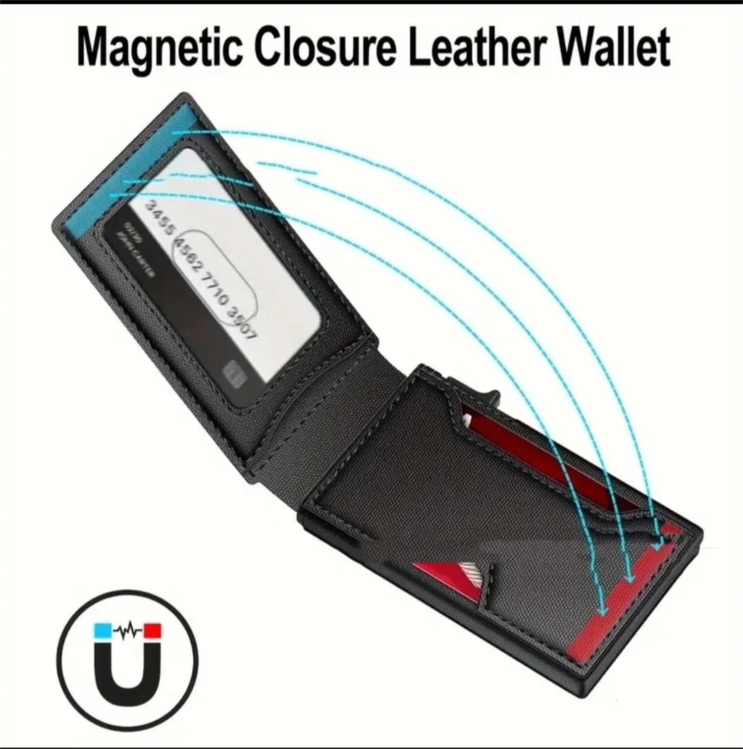 Mens Carbon Fibre Tactical Wallet. RFID Blocking — view 2