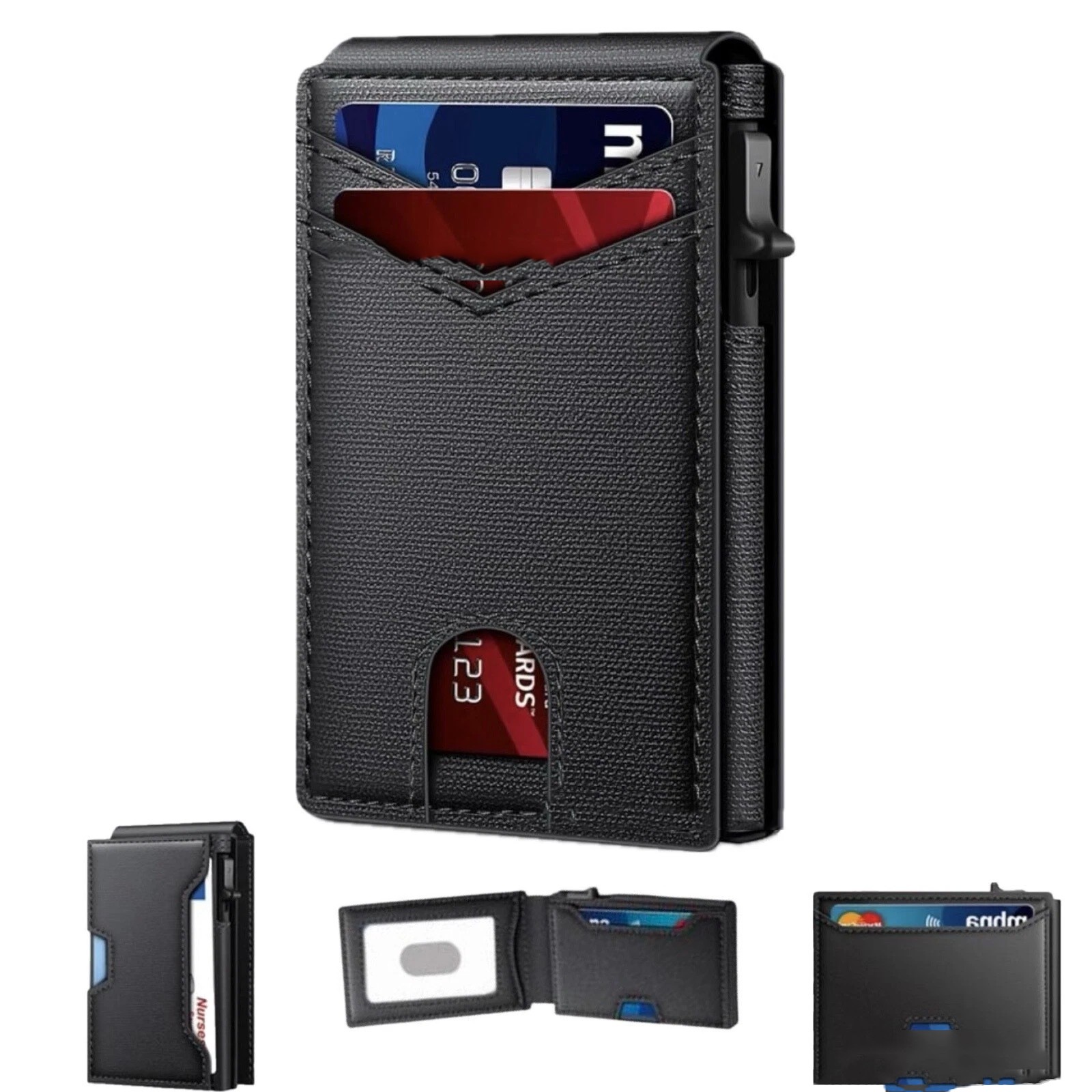 Mens Carbon Fibre Tactical Wallet. RFID Blocking — view 3