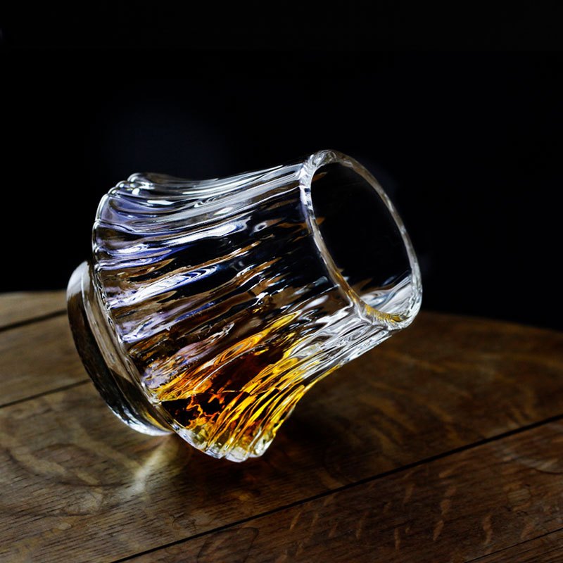 Mount Fuji Whisky Glass with Wooden Gift Box, 220ml — view 3