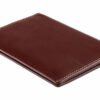 luxury leather passport document holder wallet